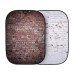 Lastolite Urban Collapsible Background 1.5x2.1m Classic Red/Distressed White Brick LB5706
